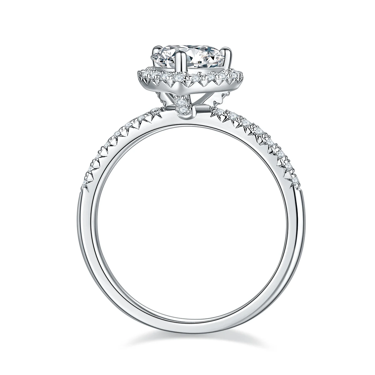 One Heart Lab-Grown Diamond Ring — 1 ct — product view 3
