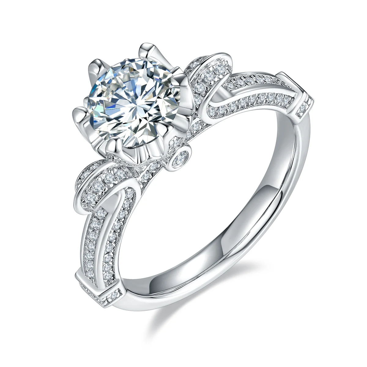 Swan Lake Lab-Grown Diamond Ring — 1 ct — product view 1
