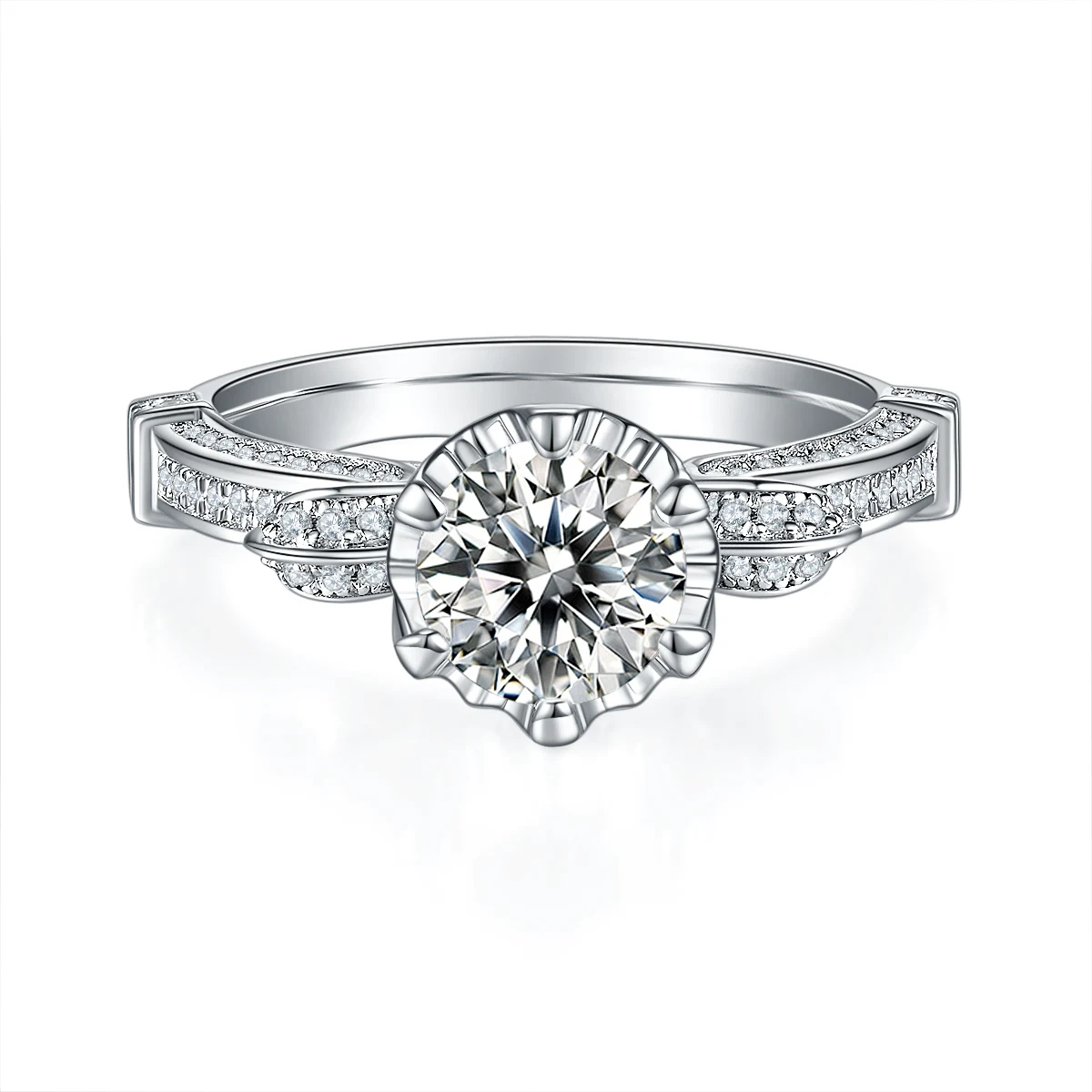 Swan Lake Lab-Grown Diamond Ring — 1 ct — product view 2