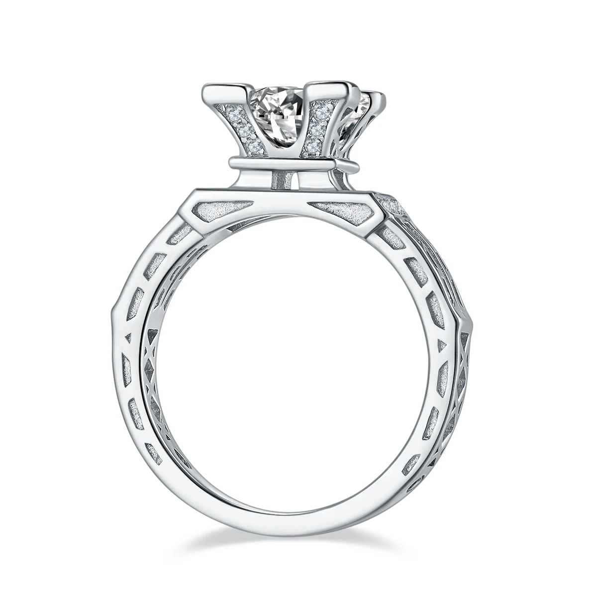 Spire Lab-Grown Diamond Ring — 1 ct — product view 3
