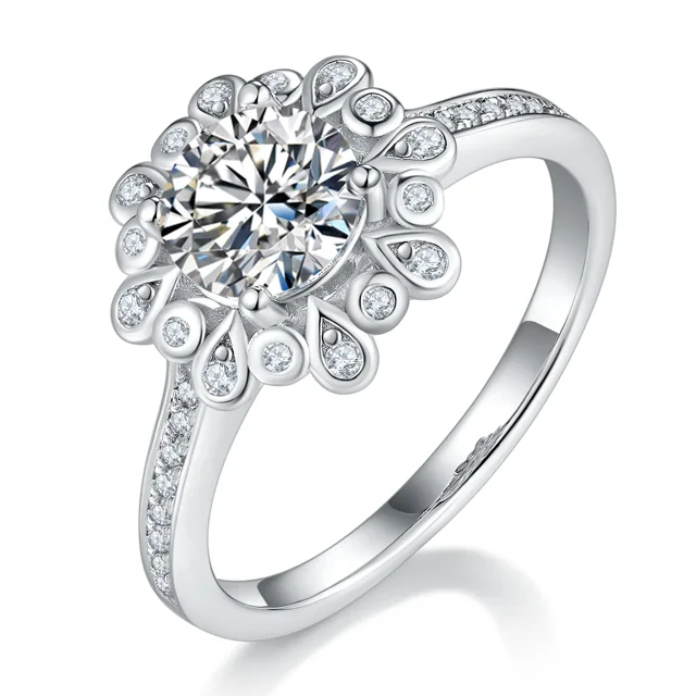 Drape Lab-Grown Diamond Ring — 1 ct