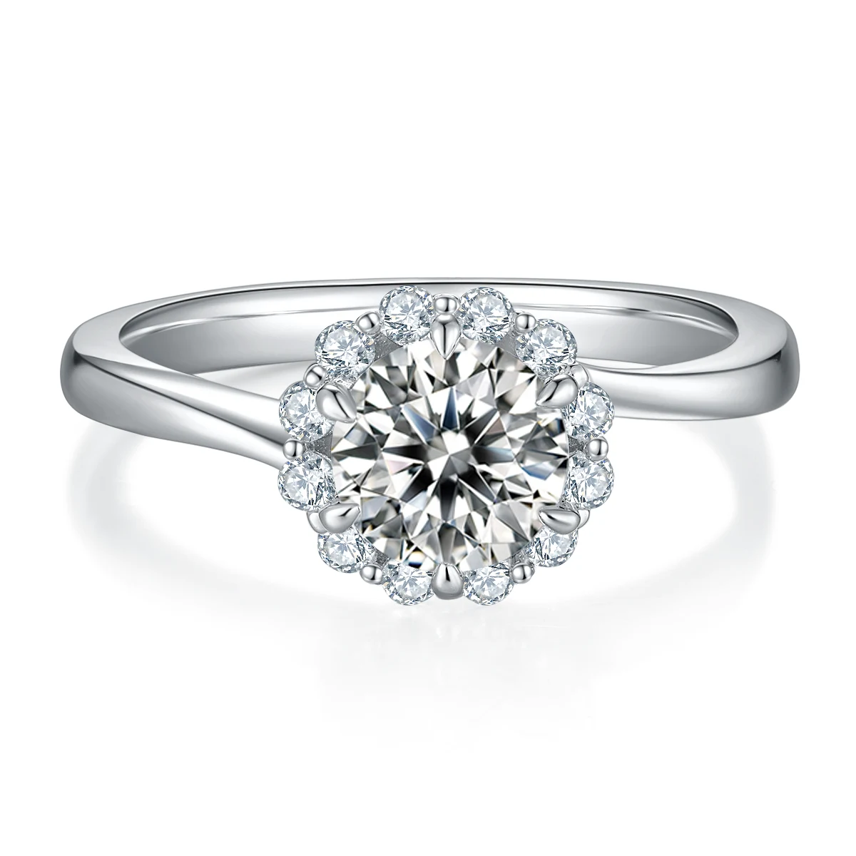 Flame Lab-Grown Diamond Ring — 1 ct — product view 2