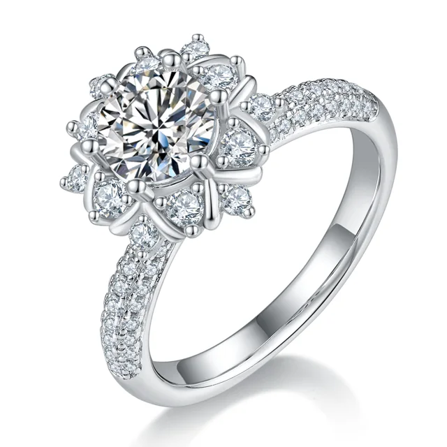 Blossom Lab-Grown Diamond Ring — 1 ct