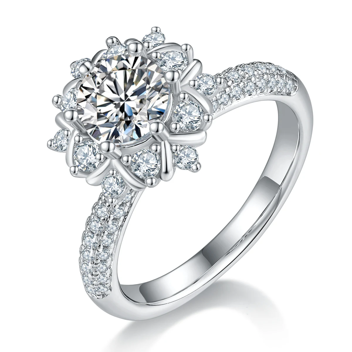 Blossom Lab-Grown Diamond Ring — 1 ct — product view 1