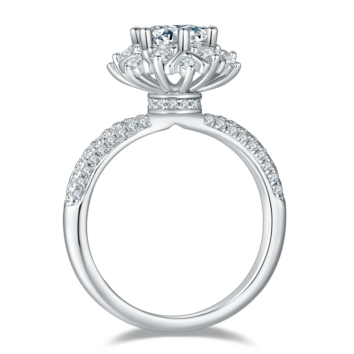 Blossom Lab-Grown Diamond Ring — 1 ct — product view 2