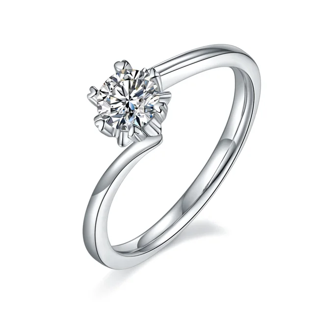 Snowflake Twist Lab-Grown Diamond Ring — 0.5 ct
