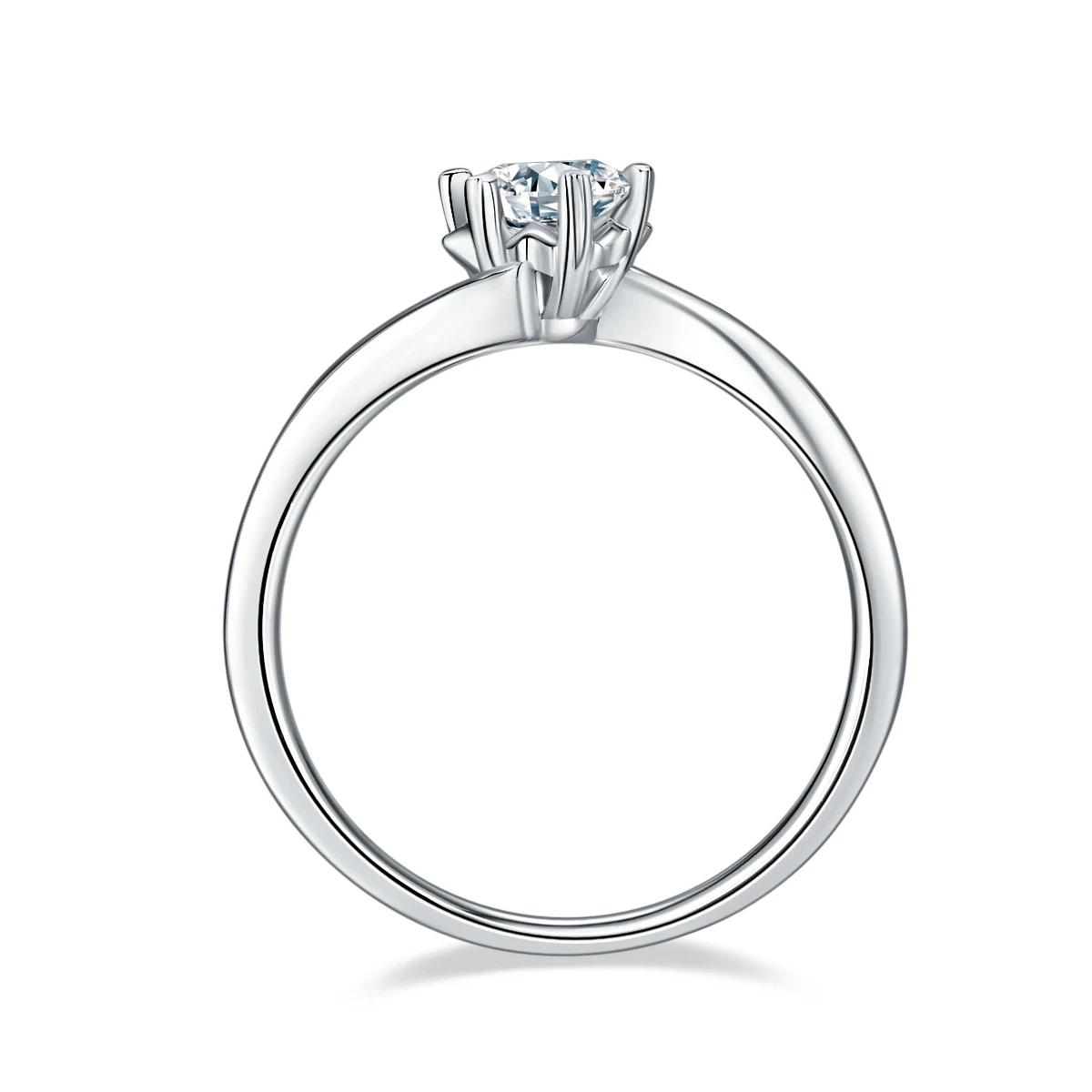 Snowflake Twist Lab-Grown Diamond Ring — 0.5 ct — product view 3