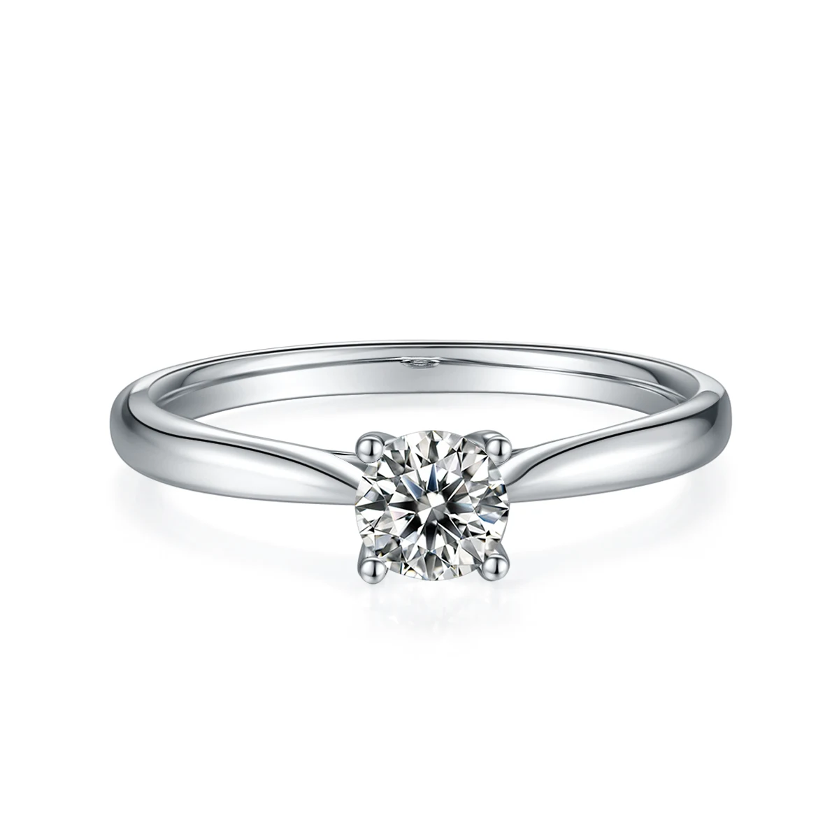 Four-Prong Lab-Grown Diamond Ring — 0.5 ct — product view 2
