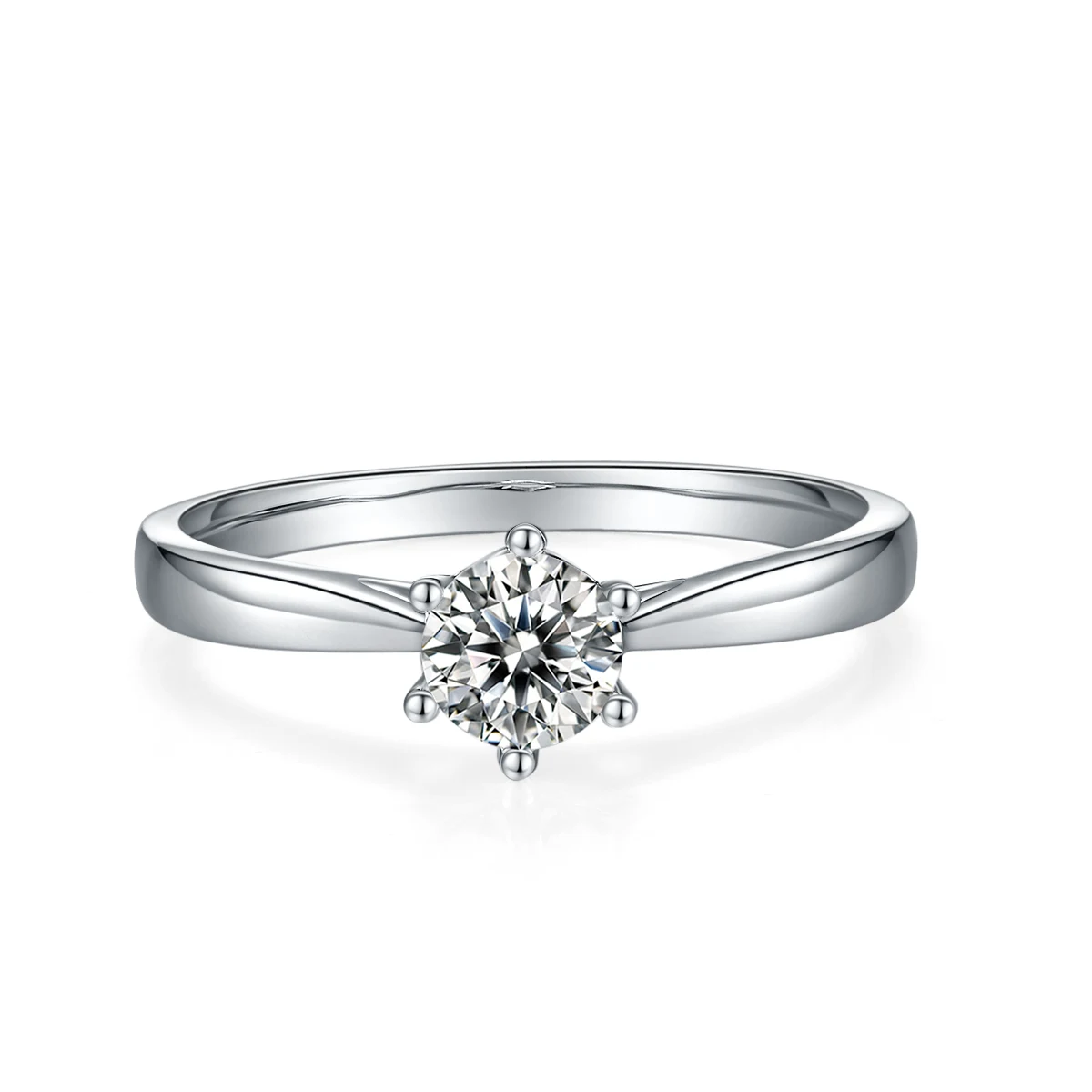 Six-Prong Lab-Grown Diamond Ring — 0.5 ct — product view 2