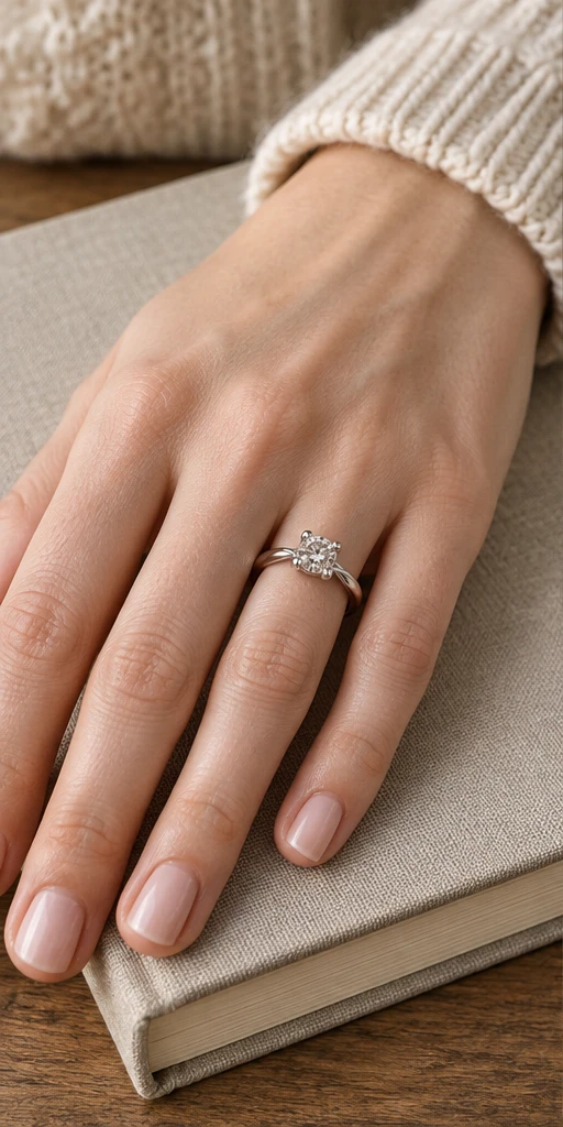 Tulip Lab-Grown Diamond Ring — 0.5 ct styling