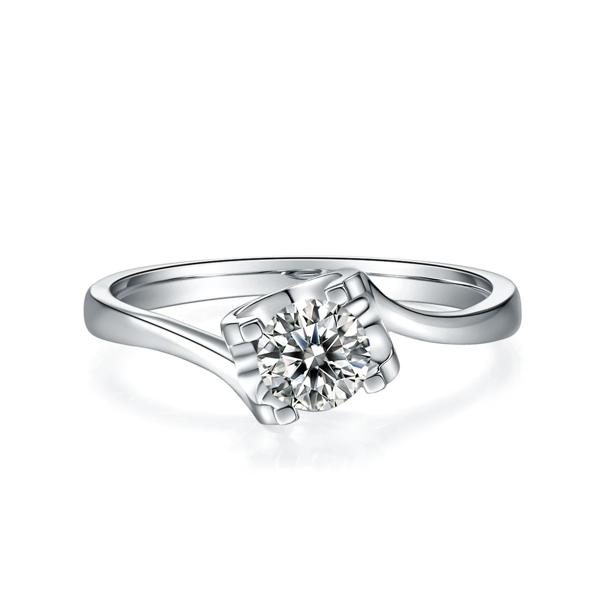 Tulip Twist Lab-Grown Diamond Ring — 0.5 ct — product view 2
