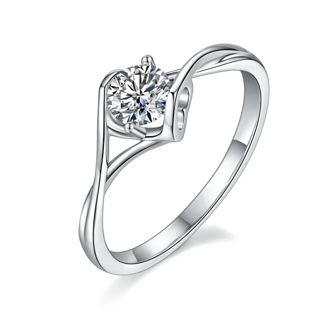 Angel Kiss Twist Lab-Grown Diamond Ring — 0.5 ct