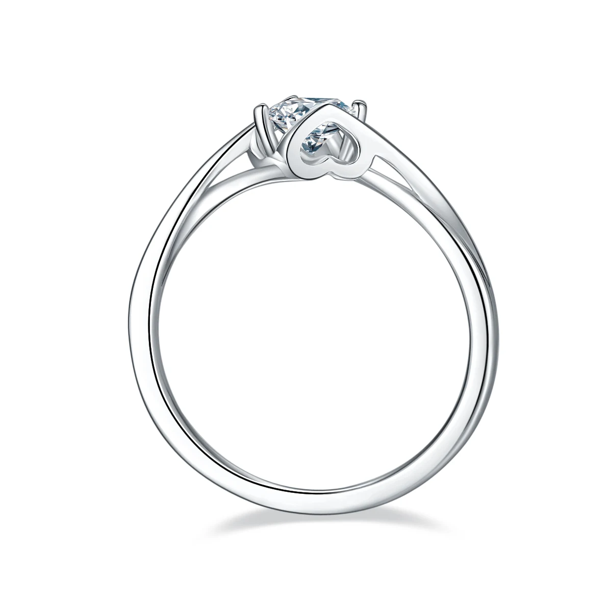 Angel Kiss Twist Lab-Grown Diamond Ring — 0.5 ct — product view 3