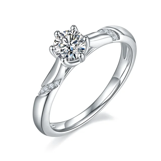 Radiance Accent Lab-Grown Diamond Ring — 0.5 ct
