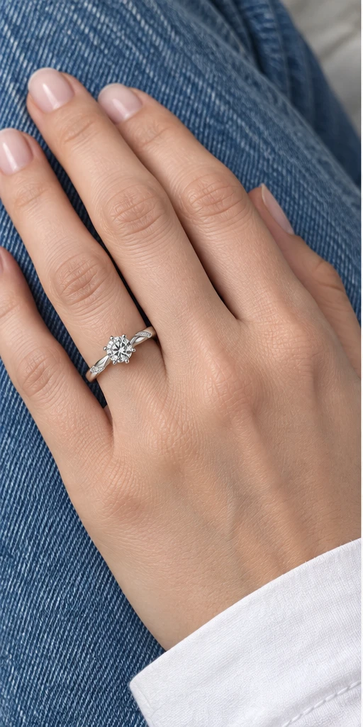 Radiance Accent Lab-Grown Diamond Ring — 0.5 ct styling
