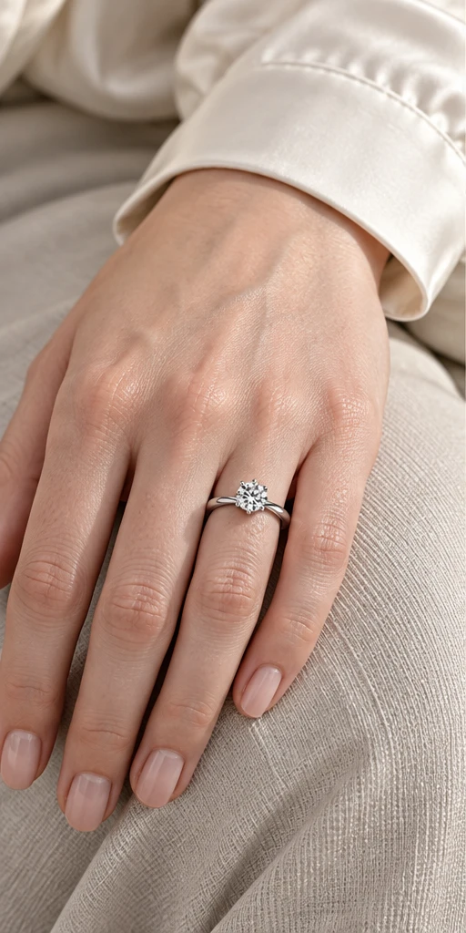Embrace Lab-Grown Diamond Ring — 0.5 ct styling