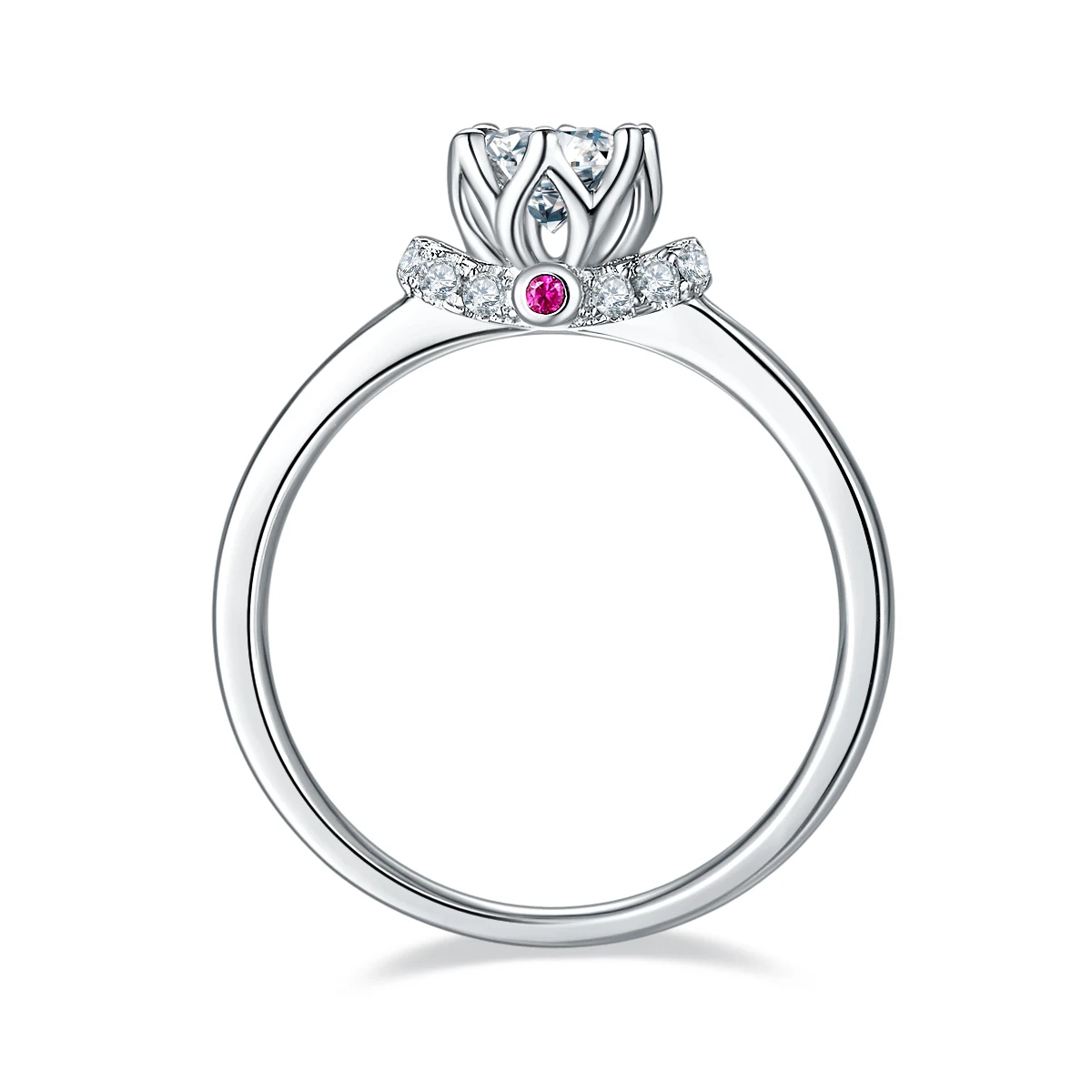 0.5 ct Coronation Diamond Ring — product view 3