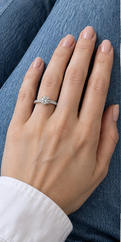 Half-Light Lab-Grown Diamond Ring — 0.5 ct styling