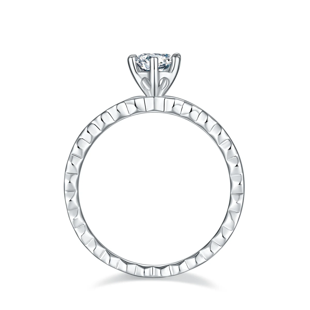 Honeycomb Lab-Grown Diamond Ring — 0.5 ct — product view 3
