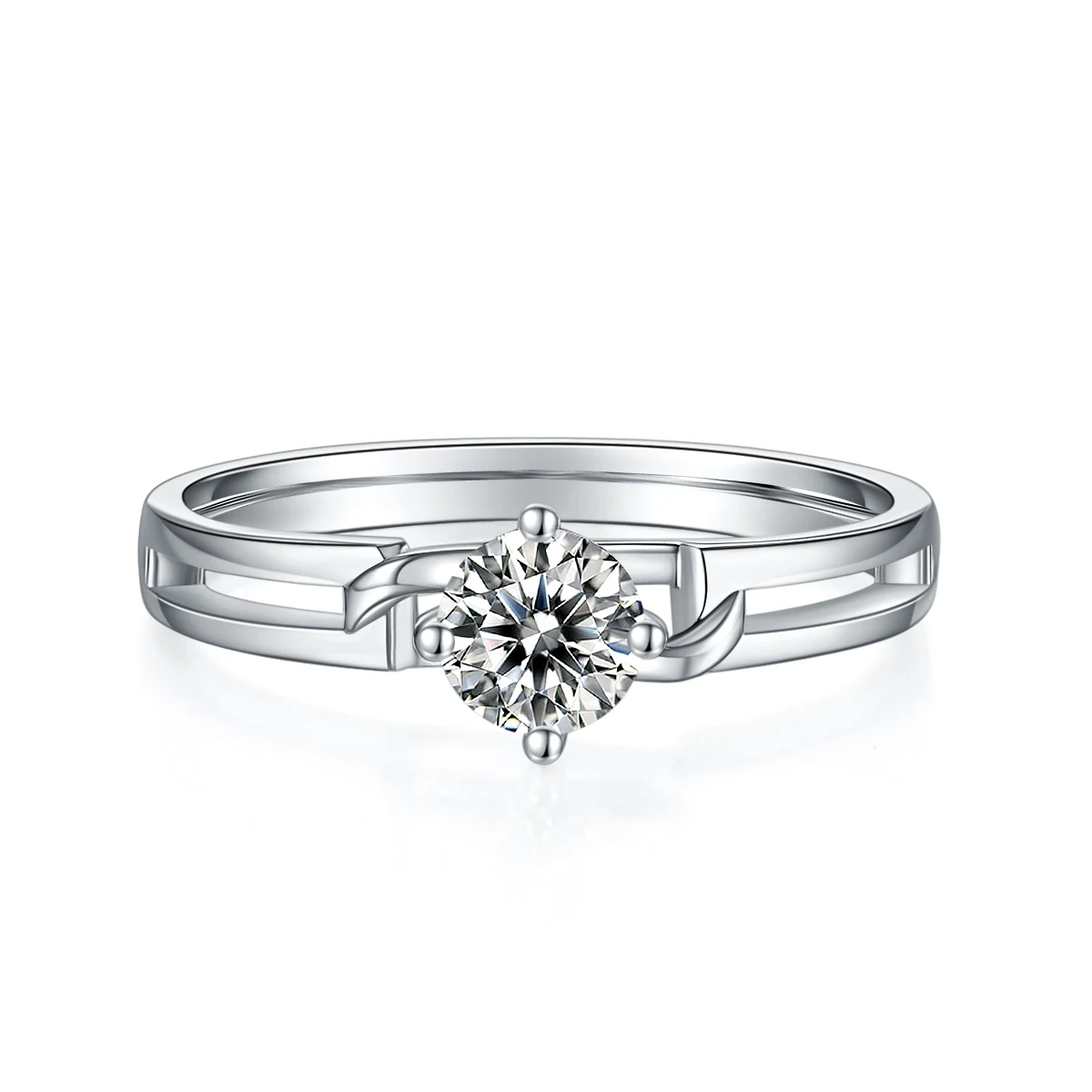 Twist Lab-Grown Diamond Ring — 0.5 ct — product view 2