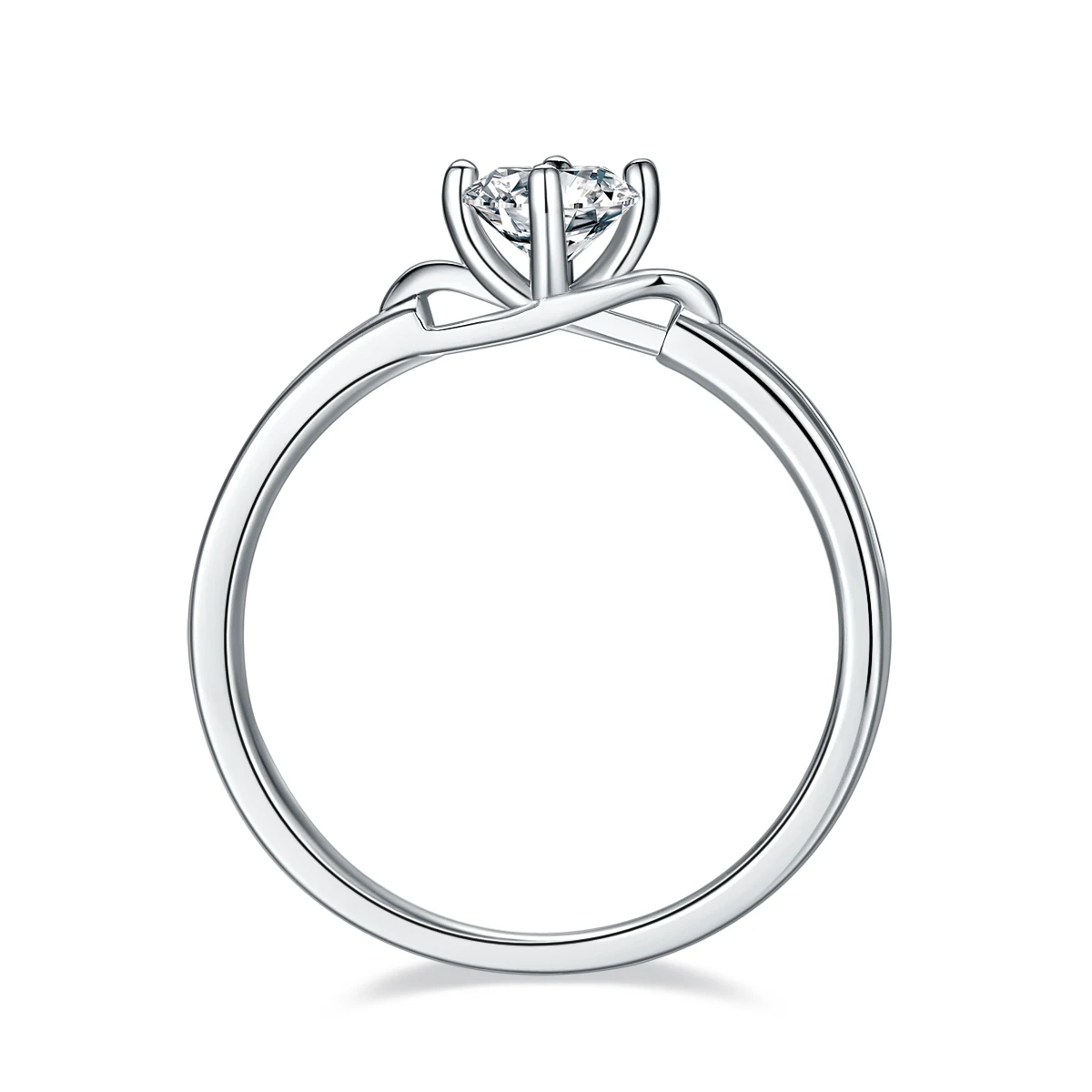 Twist Lab-Grown Diamond Ring — 0.5 ct — product view 3