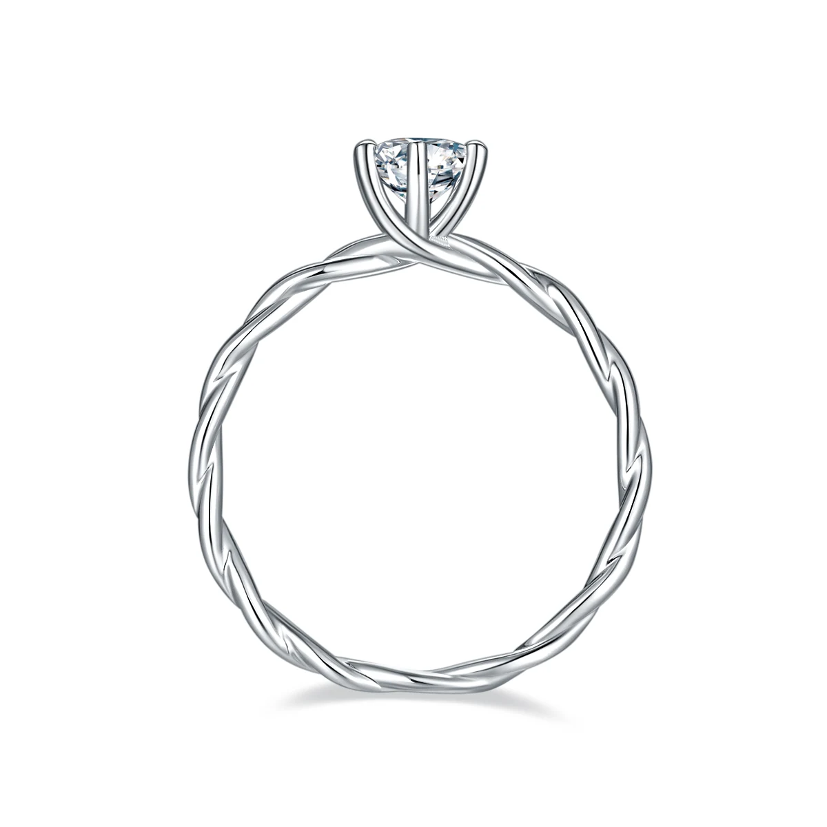 Vine Lab-Grown Diamond Ring — 0.5 ct — product view 3