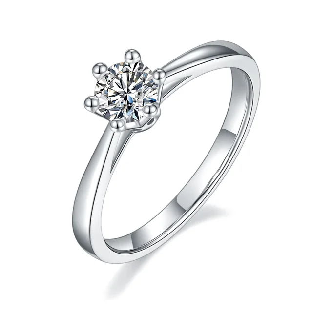 Crown Lab-Grown Diamond Ring — 0.5 ct