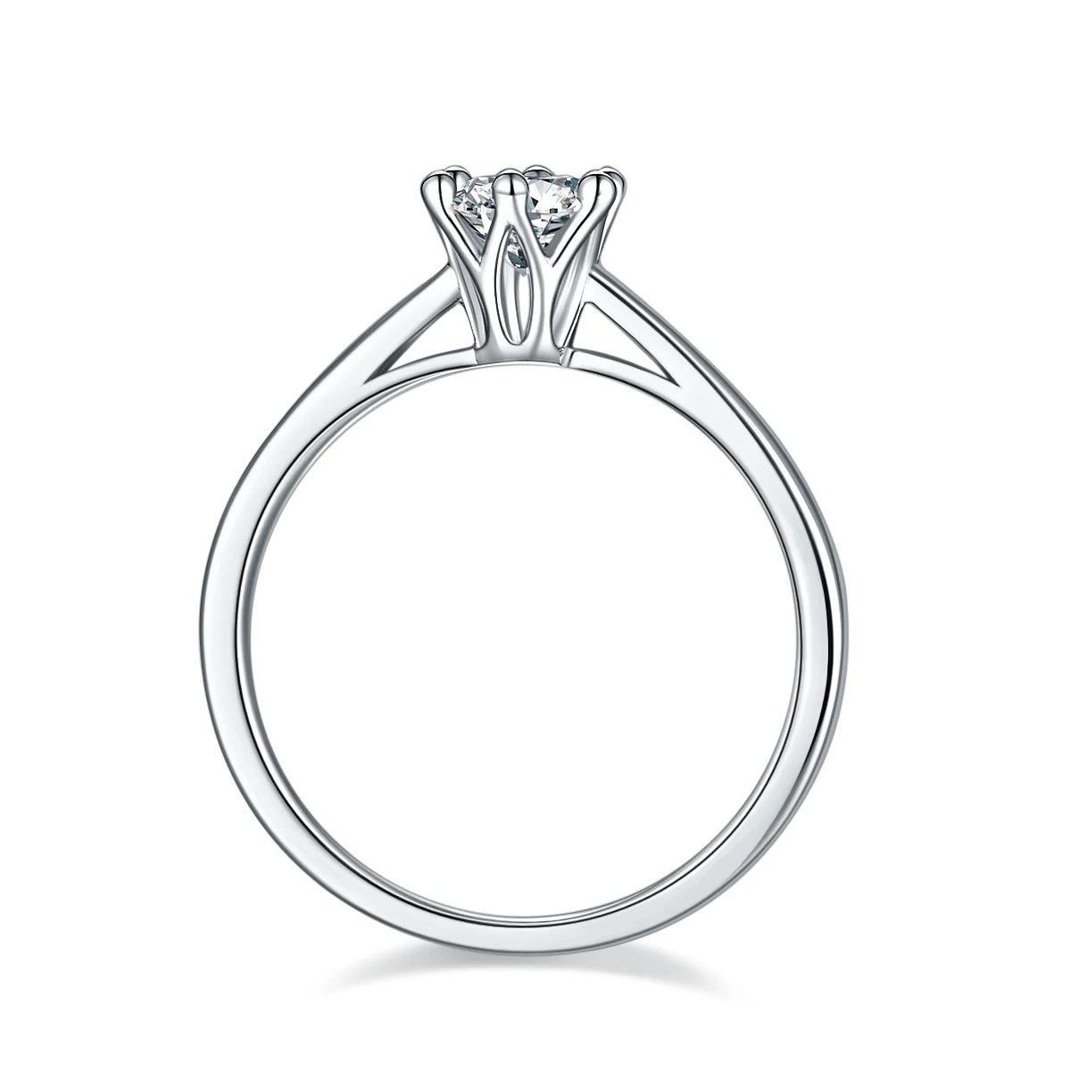 Crown Lab-Grown Diamond Ring — 0.5 ct — product view 3