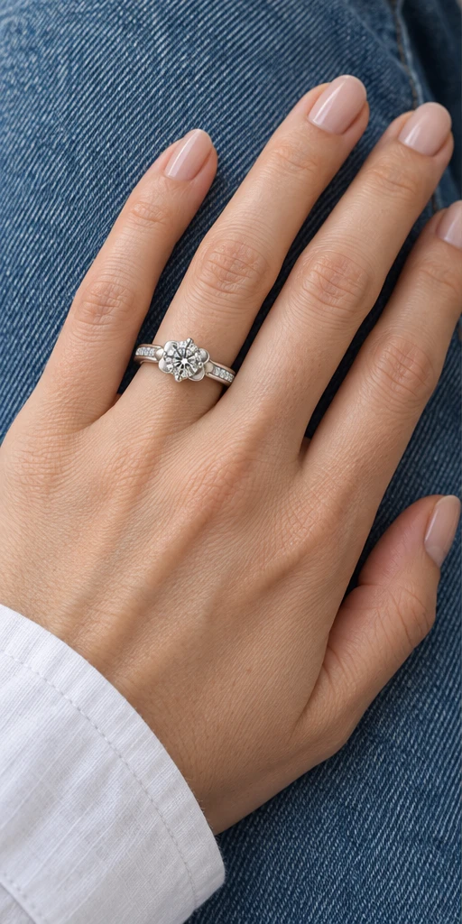 Grace Accent Lab-Grown Diamond Ring — 0.5 ct styling