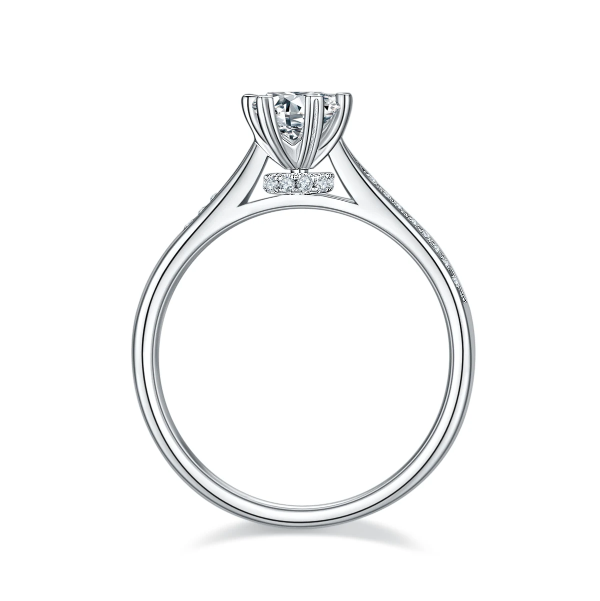 Orbit Accent Lab-Grown Diamond Ring — 0.5 ct — product view 3