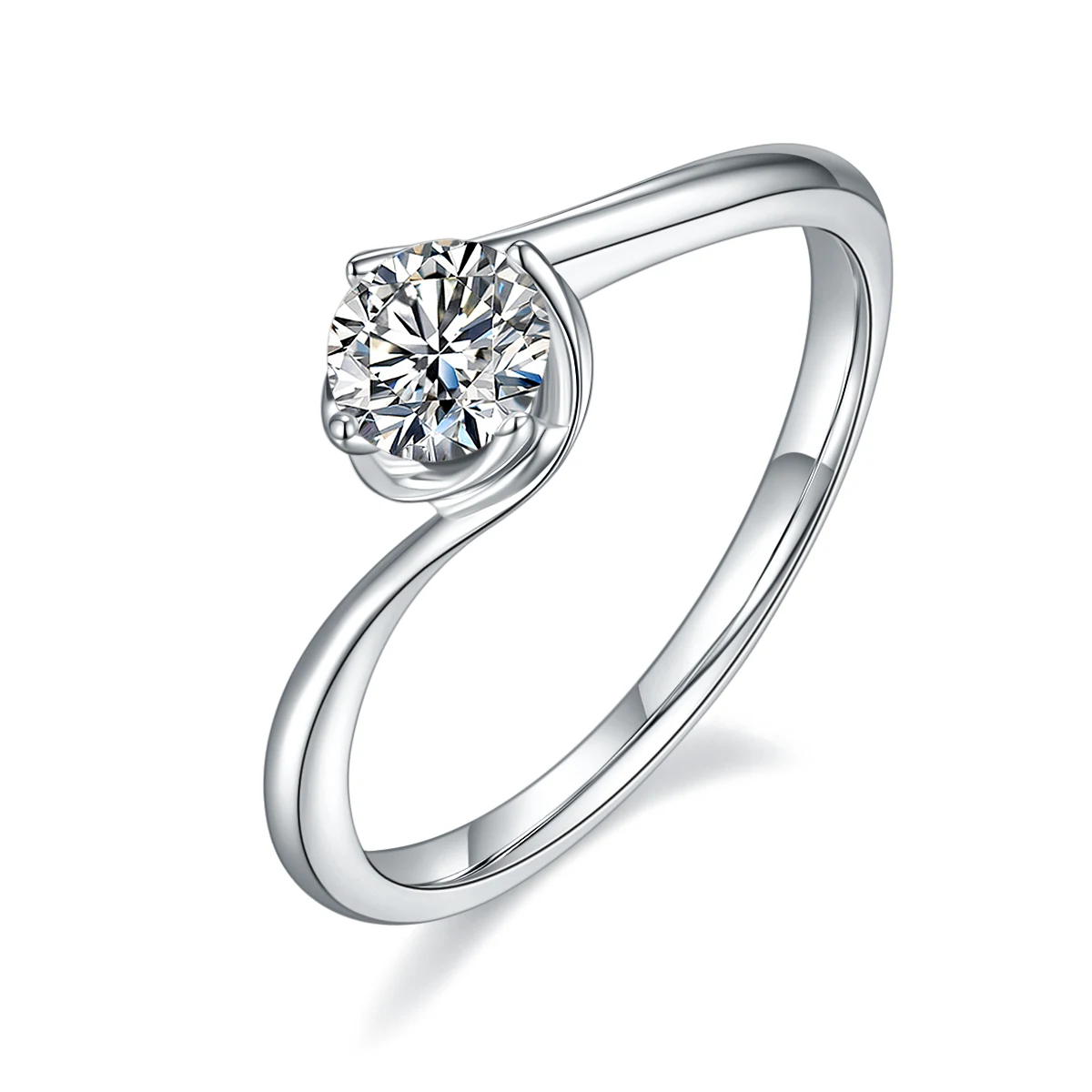 Bud Twist Lab-Grown Diamond Ring — 0.5 ct — product view 1
