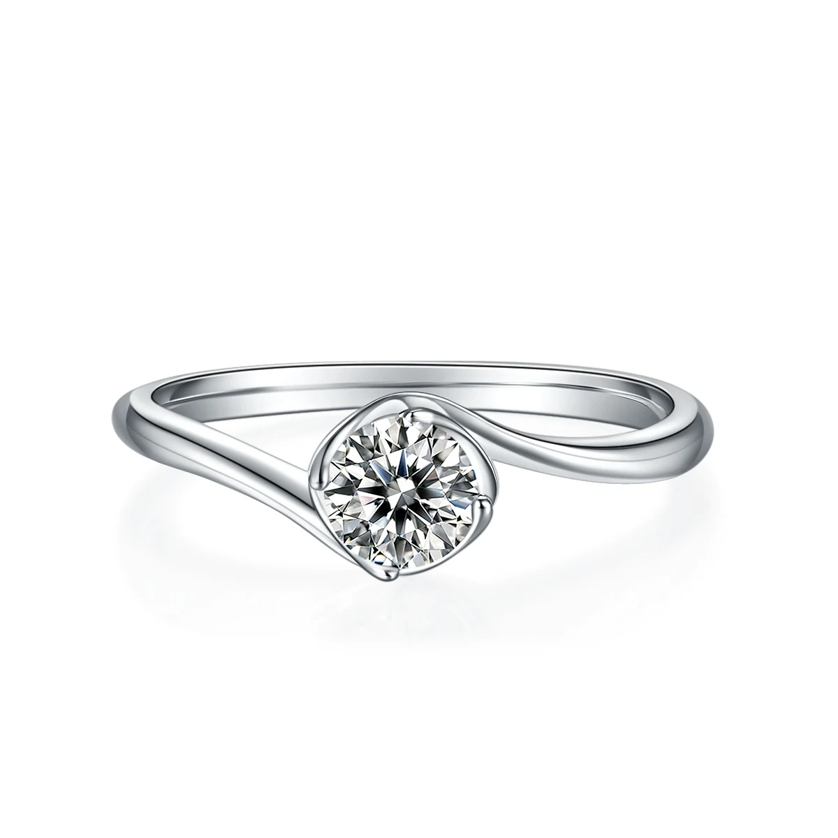 Bud Twist Lab-Grown Diamond Ring — 0.5 ct — product view 2