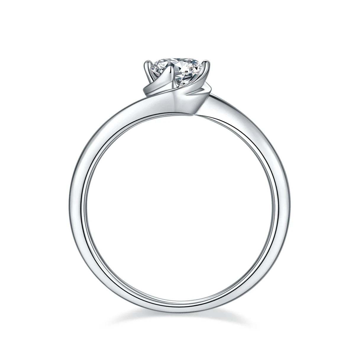 Bud Twist Lab-Grown Diamond Ring — 0.5 ct — product view 3