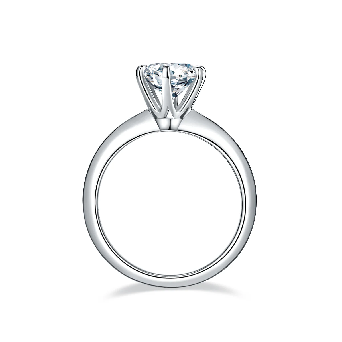 Six-Prong Lab-Grown Diamond Ring — 1.5 ct — product view 3