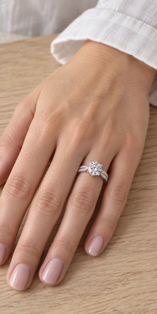 Starlight Lab-Grown Diamond Ring — 1.5 ct styling