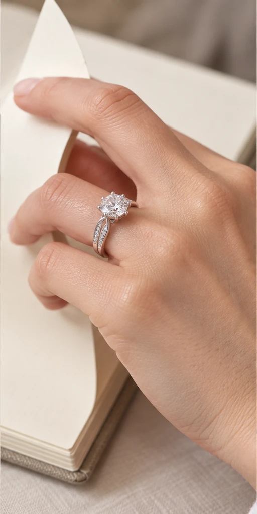 Starlight Lab-Grown Diamond Ring — 1.5 ct editorial styling