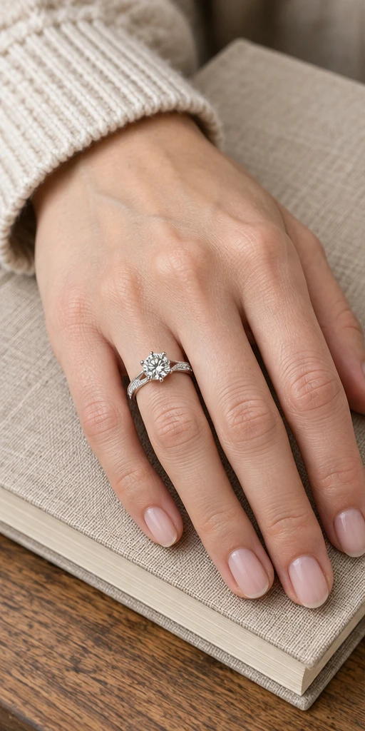 Half-Light Lab-Grown Diamond Ring — 1.5 ct styling