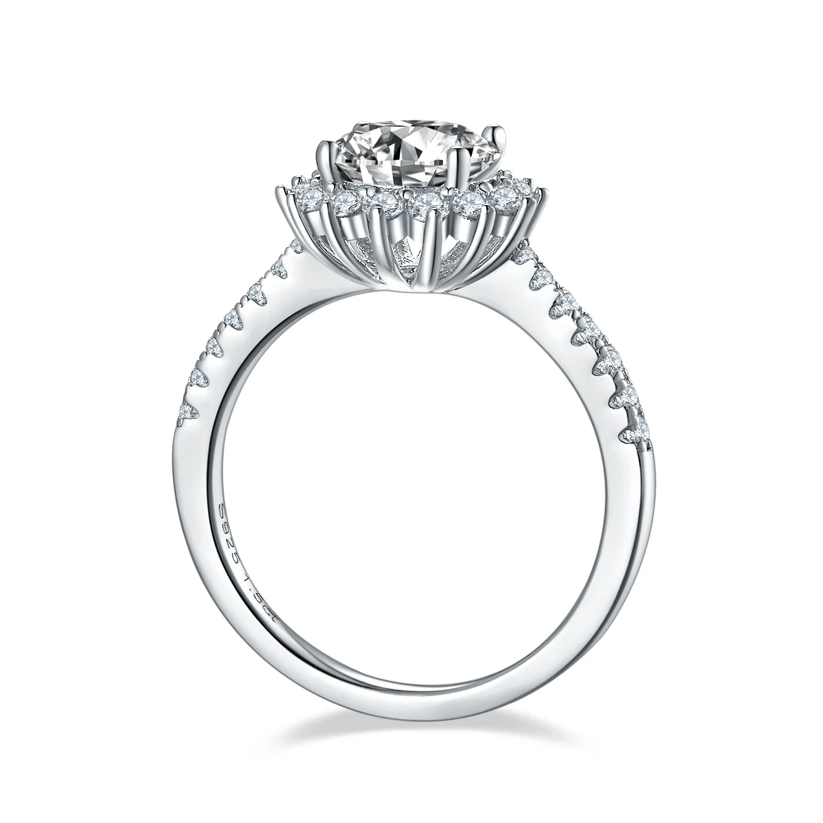 Sunflower Lab-Grown Diamond Ring — 1.5 ct — product view 3