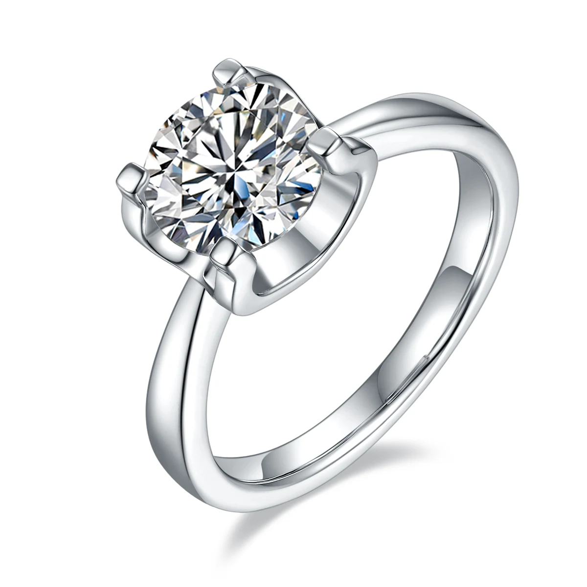 Tulip Lab-Grown Diamond Ring — 2 ct — product view 1
