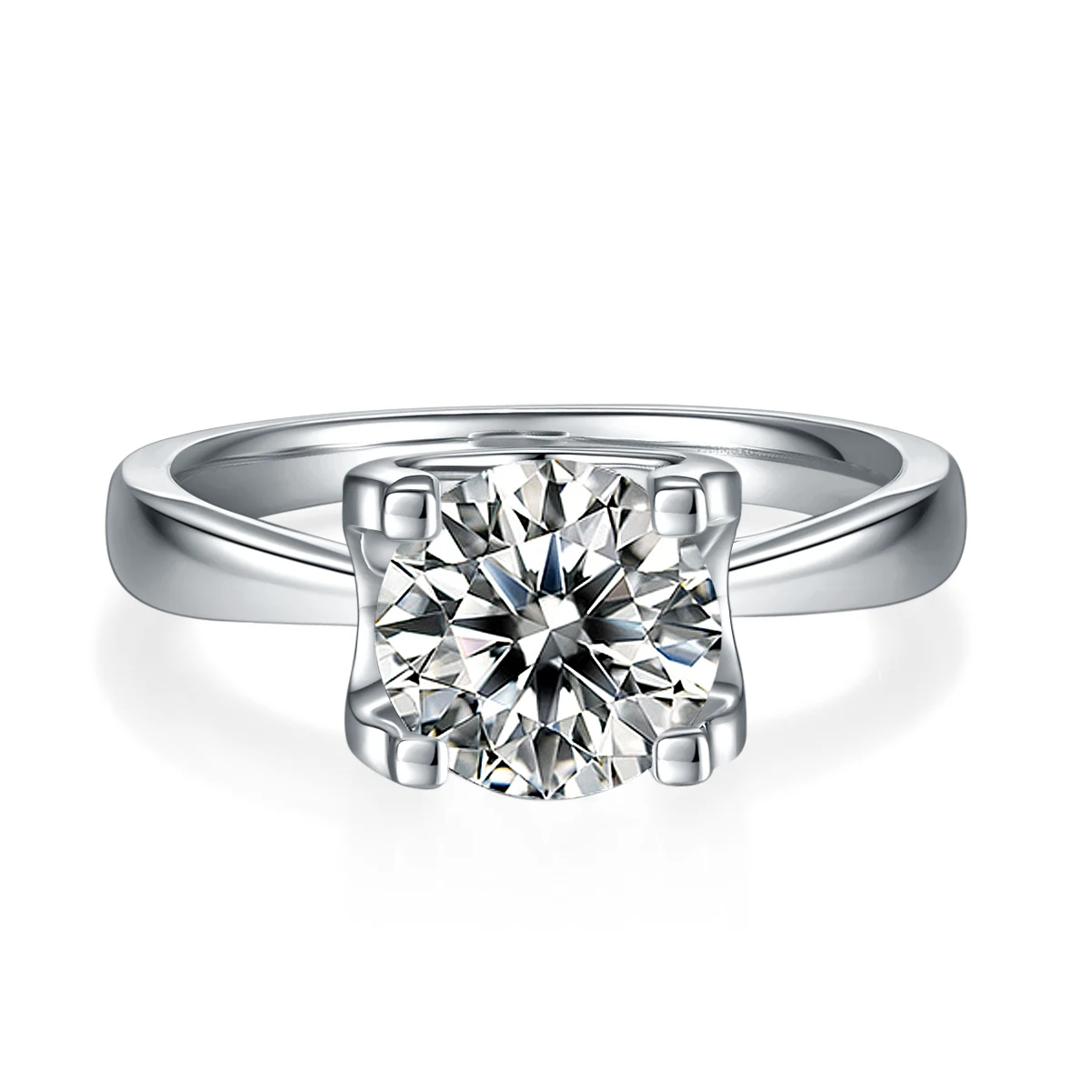 Tulip Lab-Grown Diamond Ring — 2 ct — product view 2