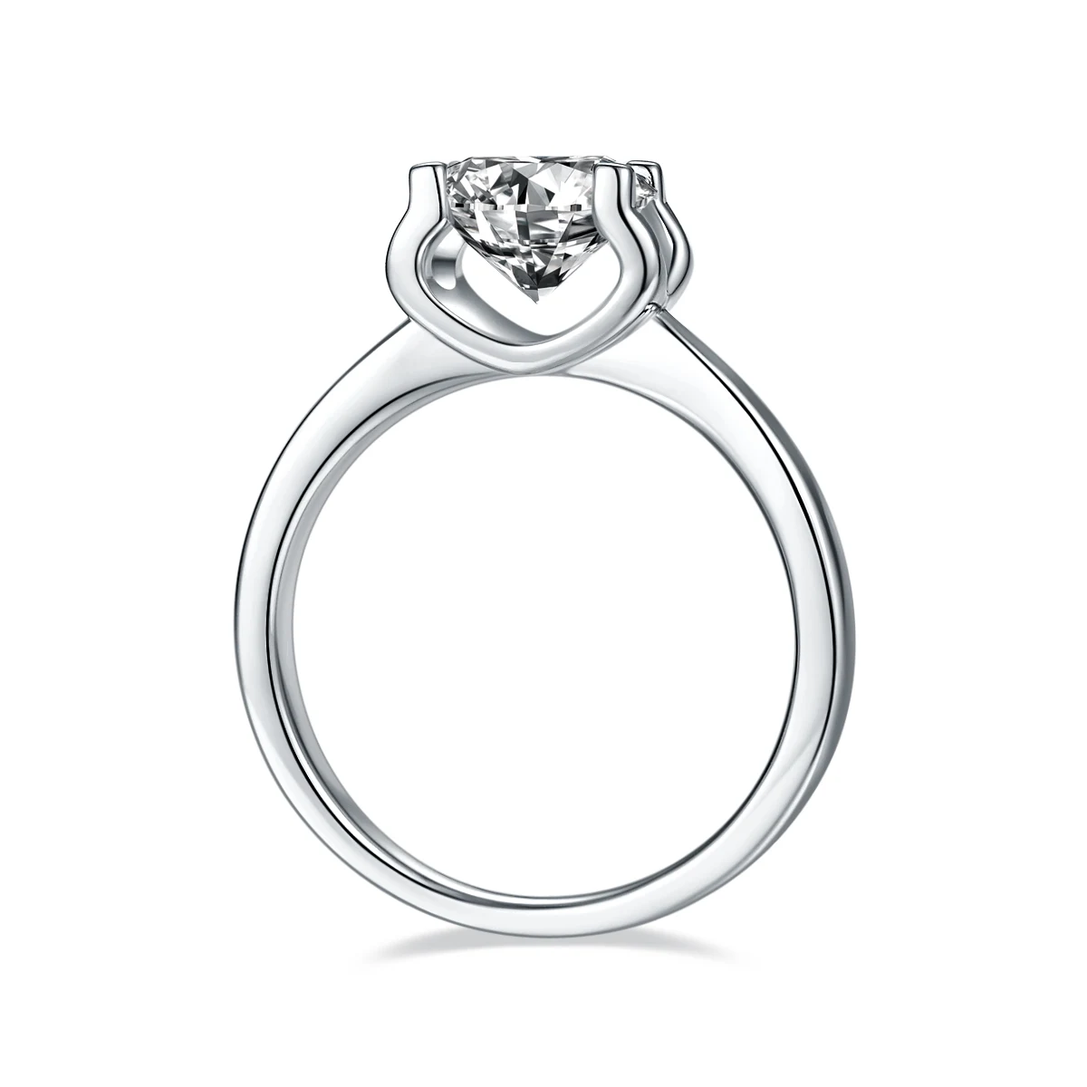 Tulip Lab-Grown Diamond Ring — 2 ct — product view 3