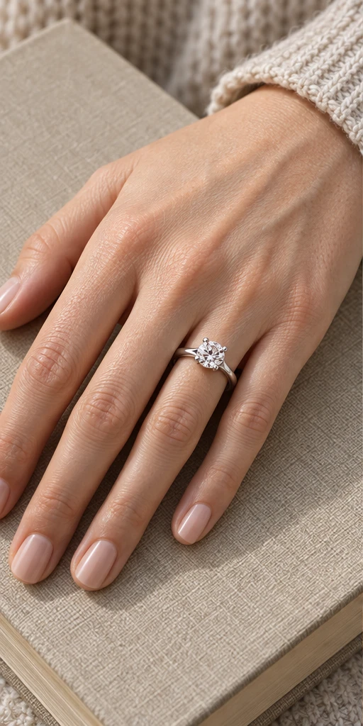 Tulip Lab-Grown Diamond Ring — 2 ct styling