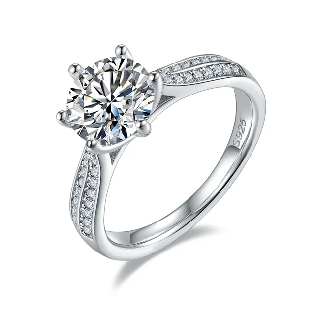 Starlight Lab-Grown Diamond Ring — 2 ct