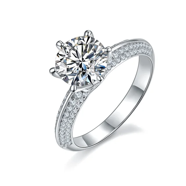 Half-Light Lab-Grown Diamond Ring — 2 ct