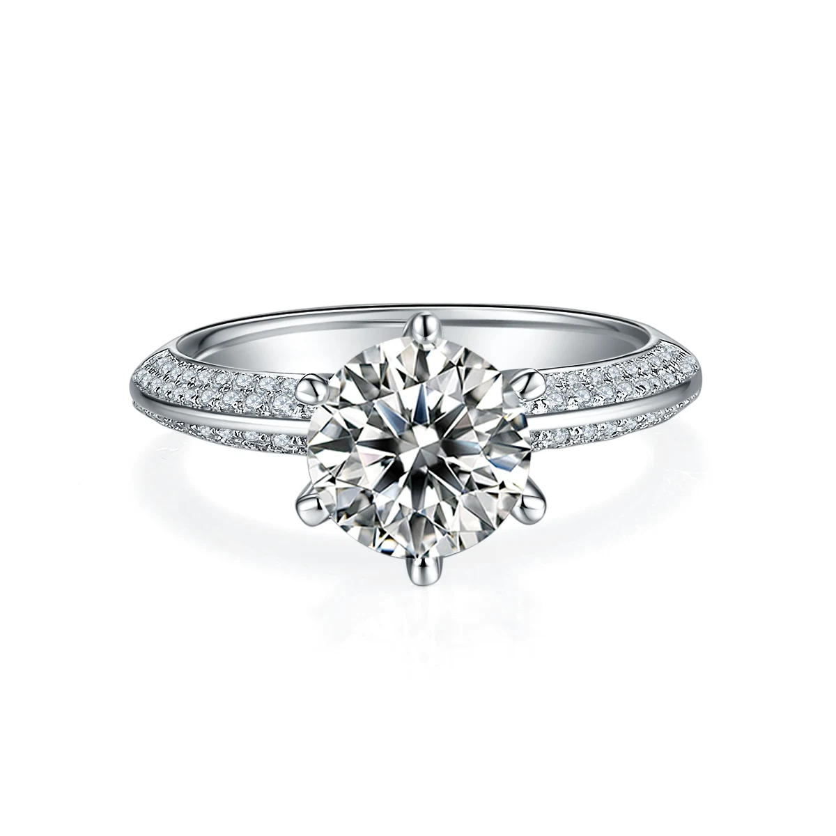 Half-Light Lab-Grown Diamond Ring — 2 ct — product view 2