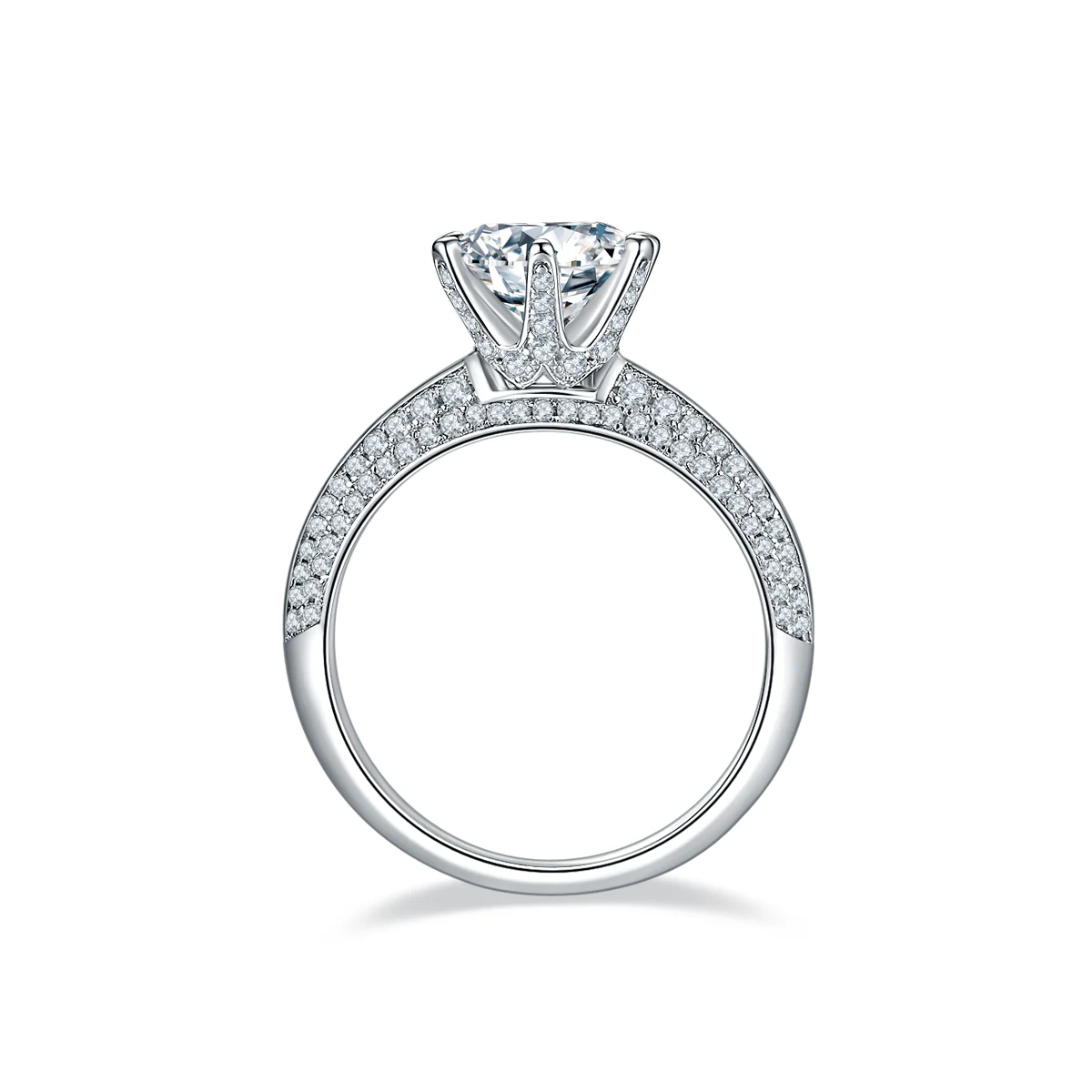 Half-Light Lab-Grown Diamond Ring — 2 ct — product view 3