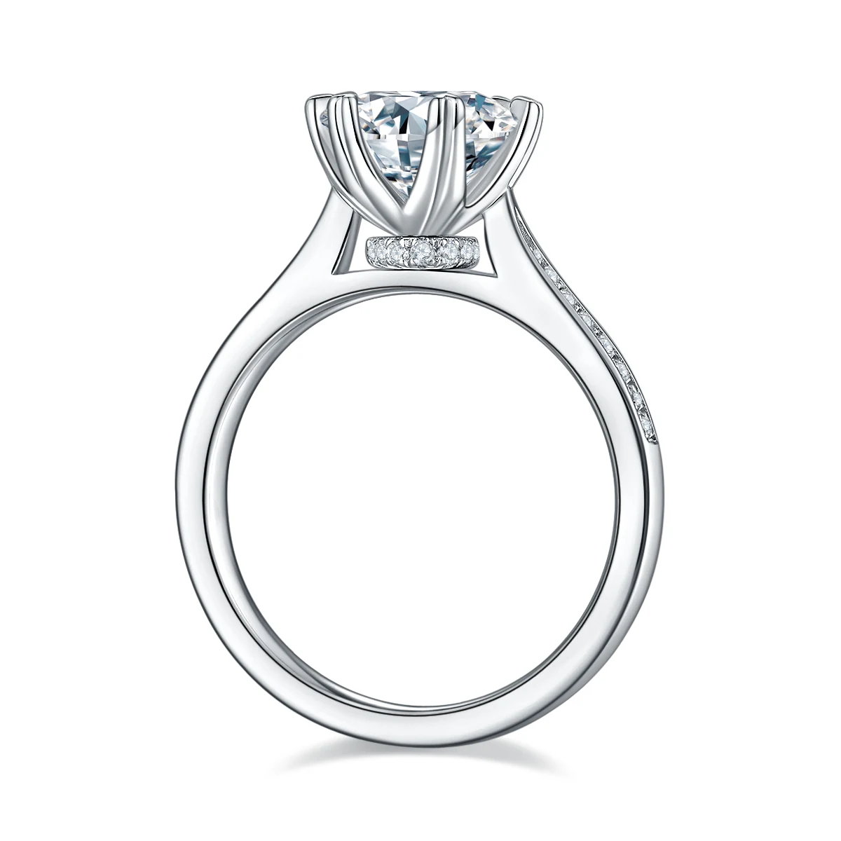 Orbit Lab-Grown Diamond Ring — 2 ct — product view 3