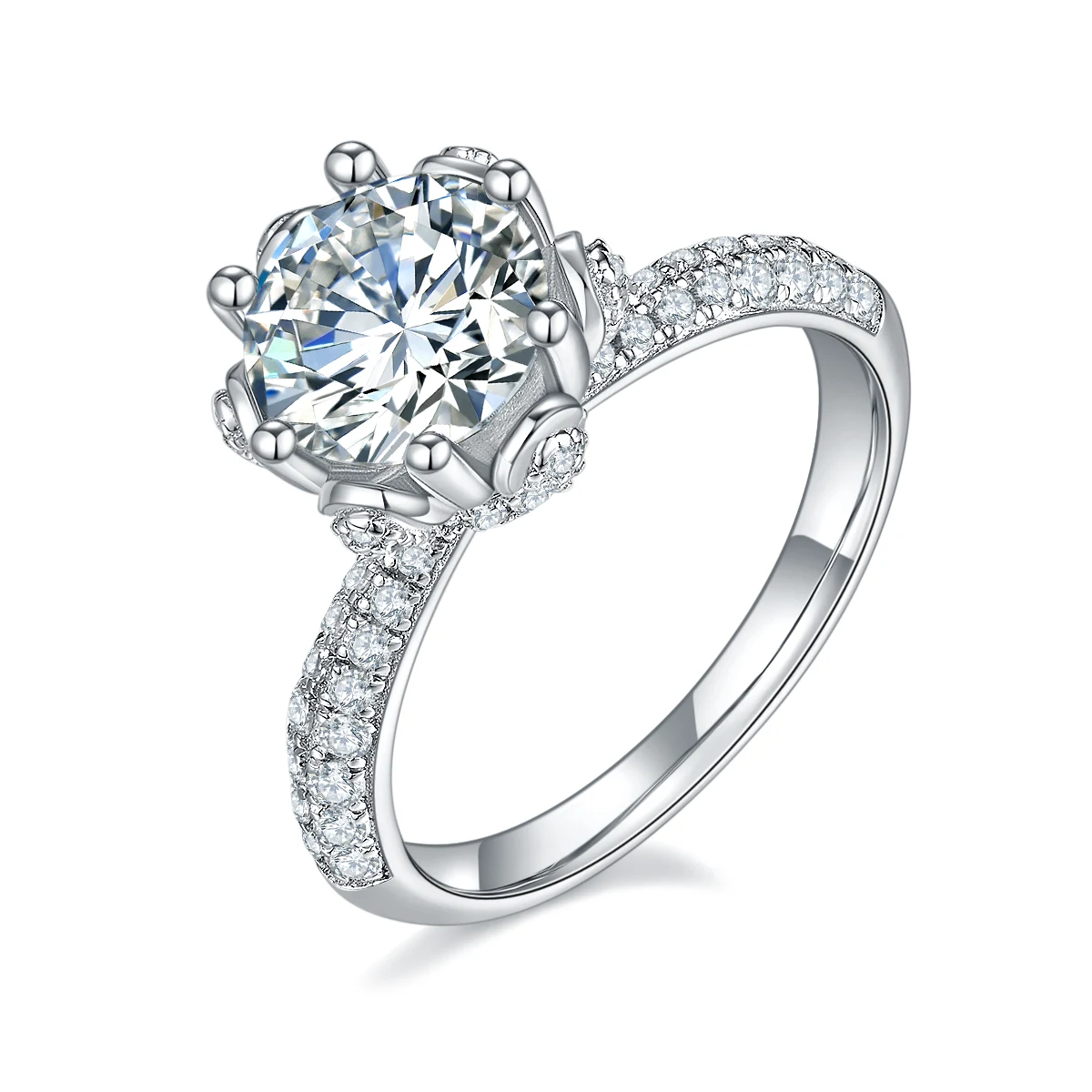 Flora Lab-Grown Diamond Ring — 2 ct — product view 1