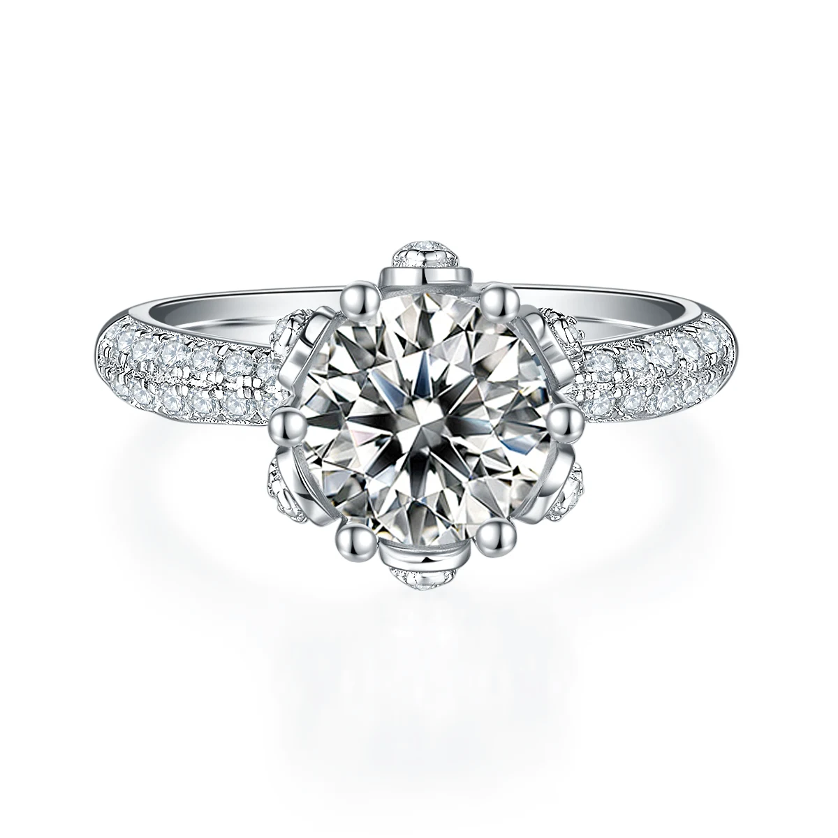 Flora Lab-Grown Diamond Ring — 2 ct — product view 2