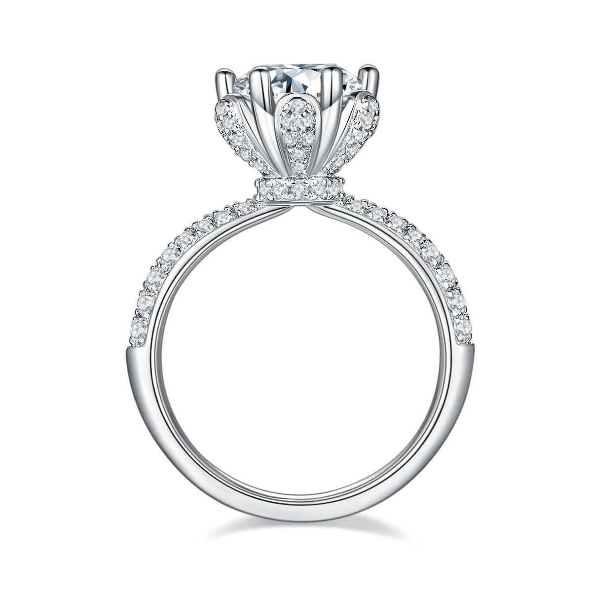 Flora Lab-Grown Diamond Ring — 2 ct — product view 3